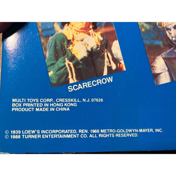 Wizard of Oz Cowardly LION 50th Anniversary Character Doll 1988 Multi Toys Corp - Picture 10 of 12